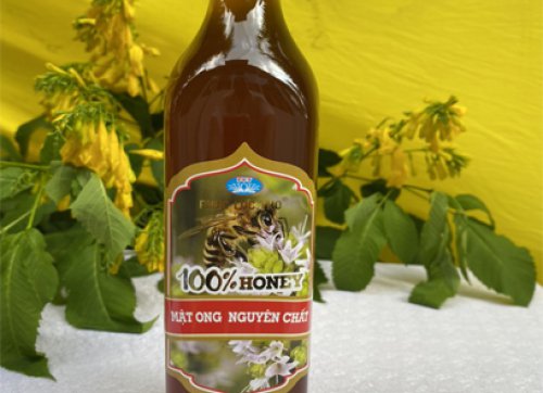 Mật ong nguyên chất chai 500ml