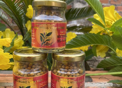Mật ong nghệ viên vàng
